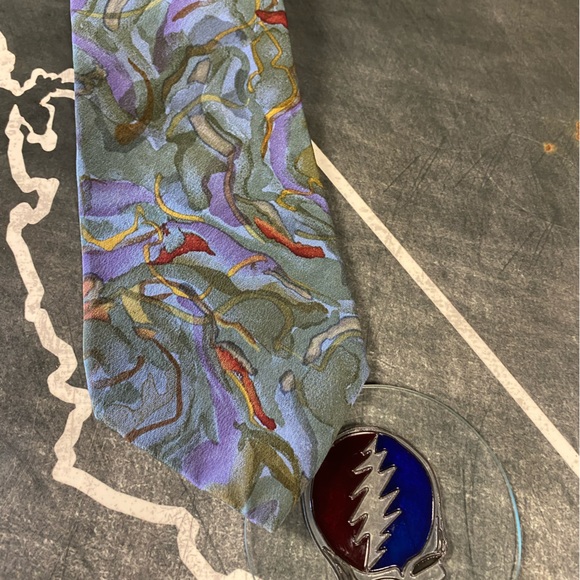 Jerry Garcia Happy Birthday Tie Collection 8 - Picture 3 of 4
